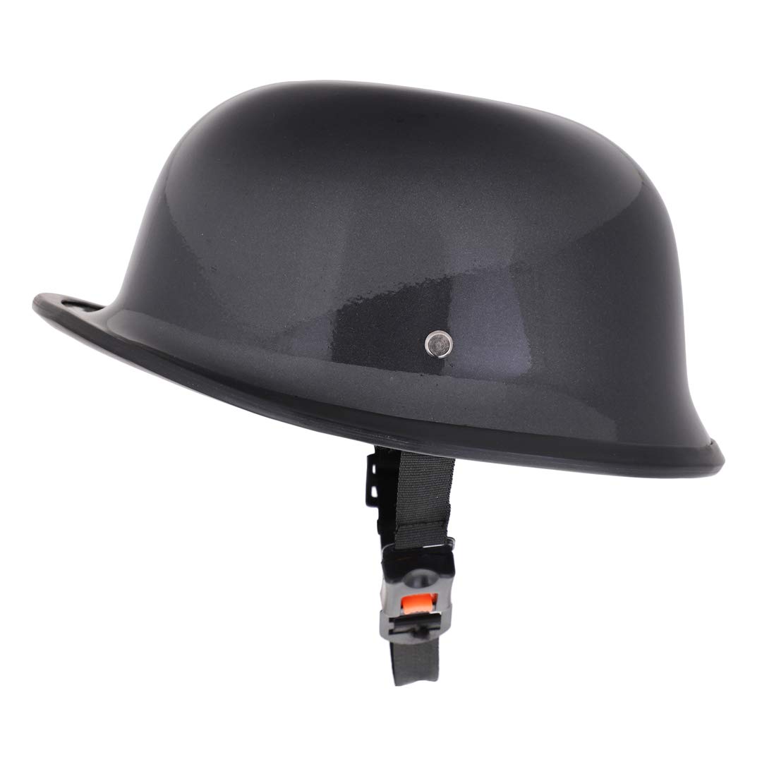 German Retro Style Helmet, World War Inspire for Mens, Womens (Black Gloosy) (Non-Motorized)-image-22