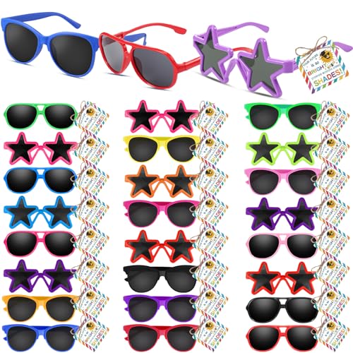Lunettes de soleil fluo enfants pour cadeaux de remise de diplôme en maternelle