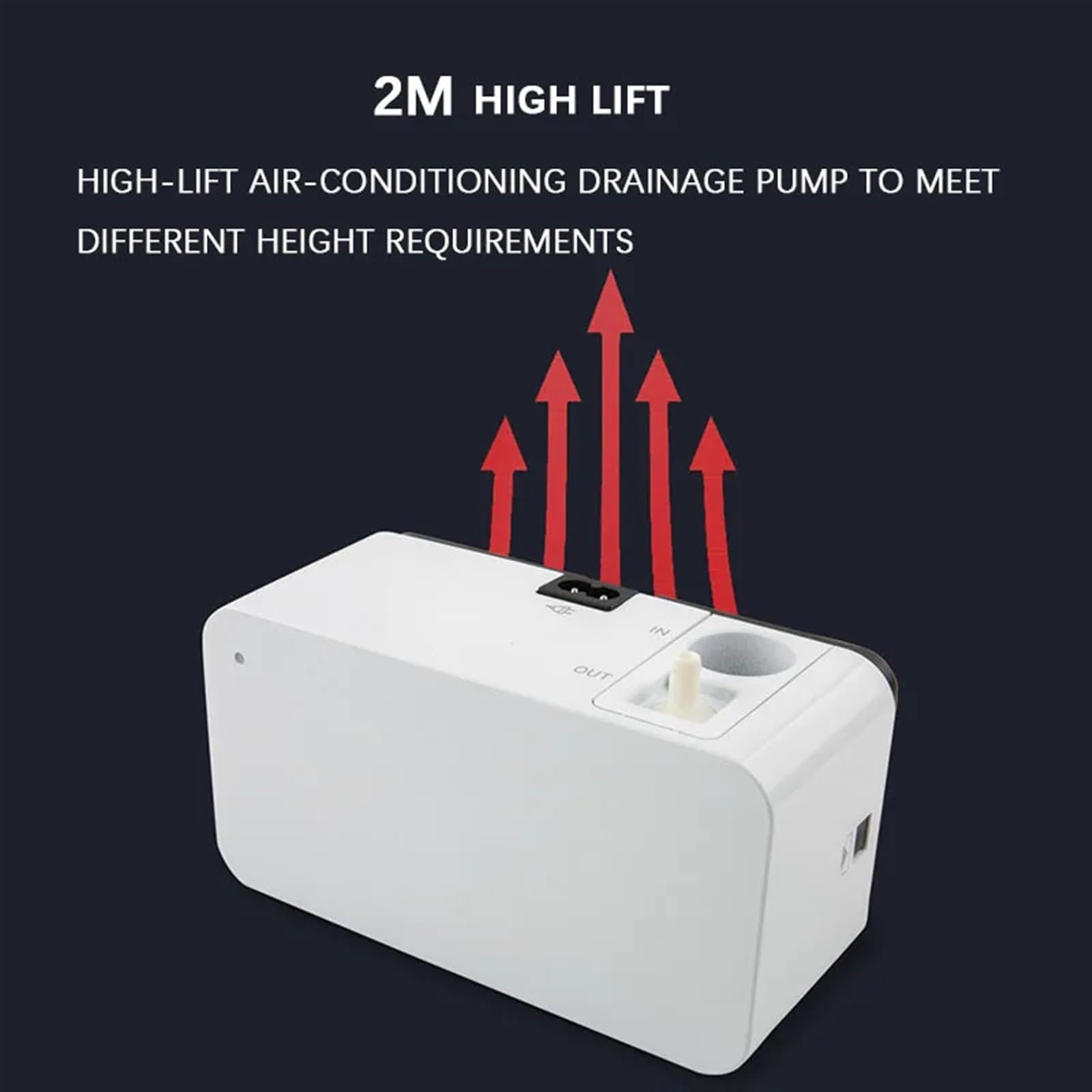 Pompe de Relevage Climatisation, Pompe de relevage de condensat de climatiseur Pompe à eau Pompe de drainage silencieuse automatique for climatisation haute pression