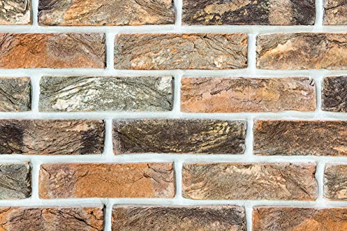 Image of DWELLSINDIA Bricks Self Adhesive Wallpaper Waterproof, Scratch Resistant, Laminated 41x244 CM