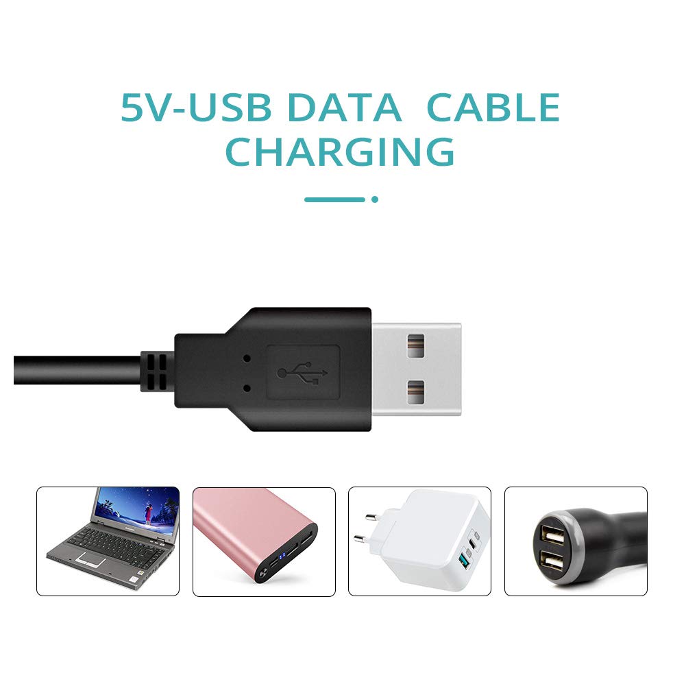 Lámpara UV recargable USB, sensor de movimiento PIR UVC esterilizador ultravioleta portátil del hogar llevaron la luz para Cuidados en el hogar Iluminación de interior,Azul