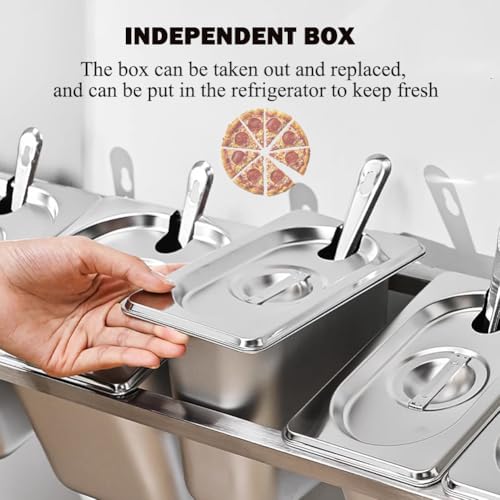 Organizador de condimentos de 3 niveles para encimera de cocina, dispensador de especias y salsa que ahorra espacio, ideal para aderezos de pizza, aderezos de ensalada y frutas
