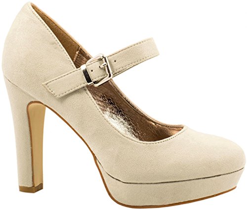 escarpins camel cuir