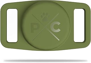 Pup Culture AirTag Dog Collar Holder, Extra-Durable, Lightweight, and Protective AirTag Case for Dog Collar - Track Your Pet Using Apple AirTag Technology - Dog Collar AirTag Holder -For Dogs and Cats