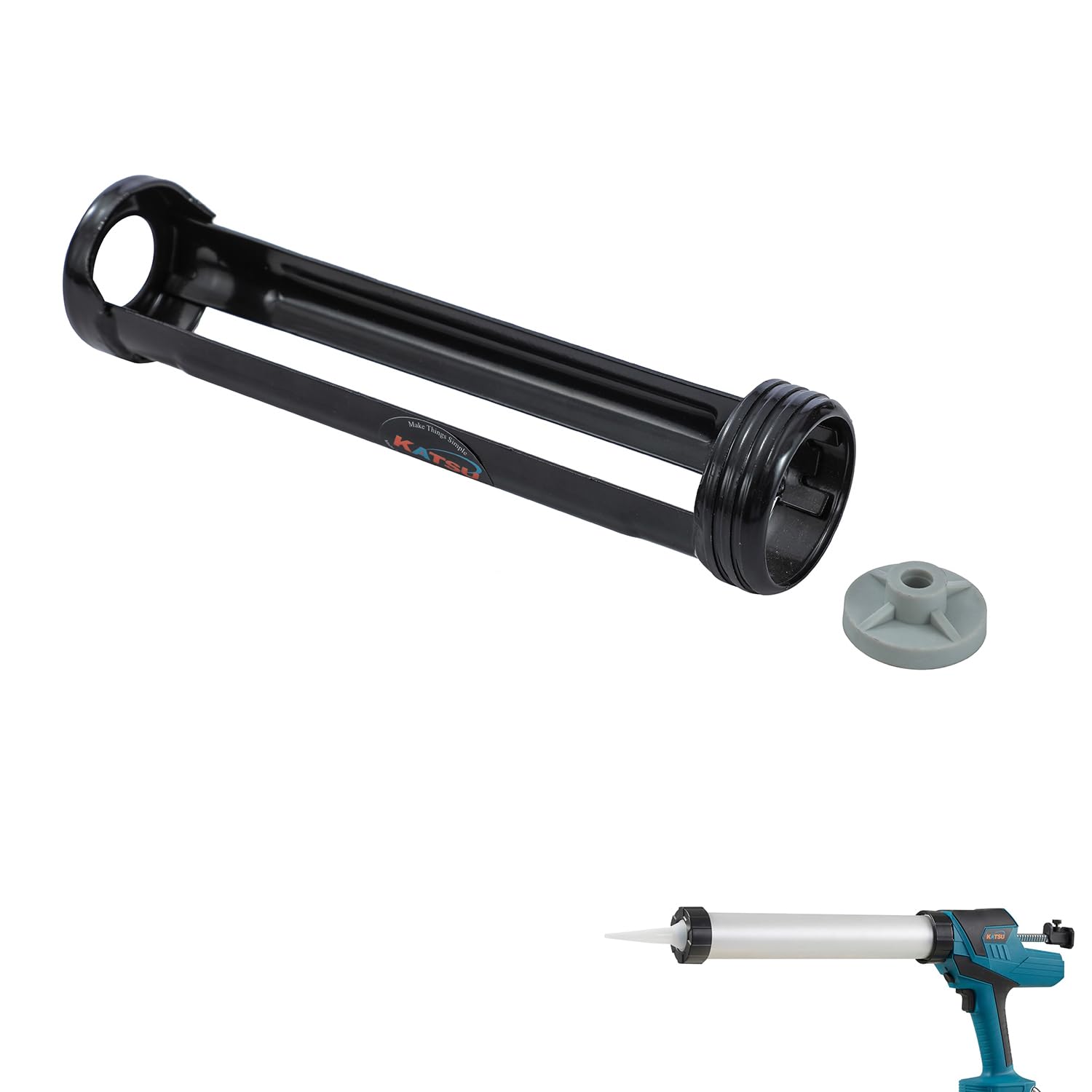 KATSU Tools Spare Cartridge Holder Barrel for Cordless Elctric Caulking Gun SP10246201