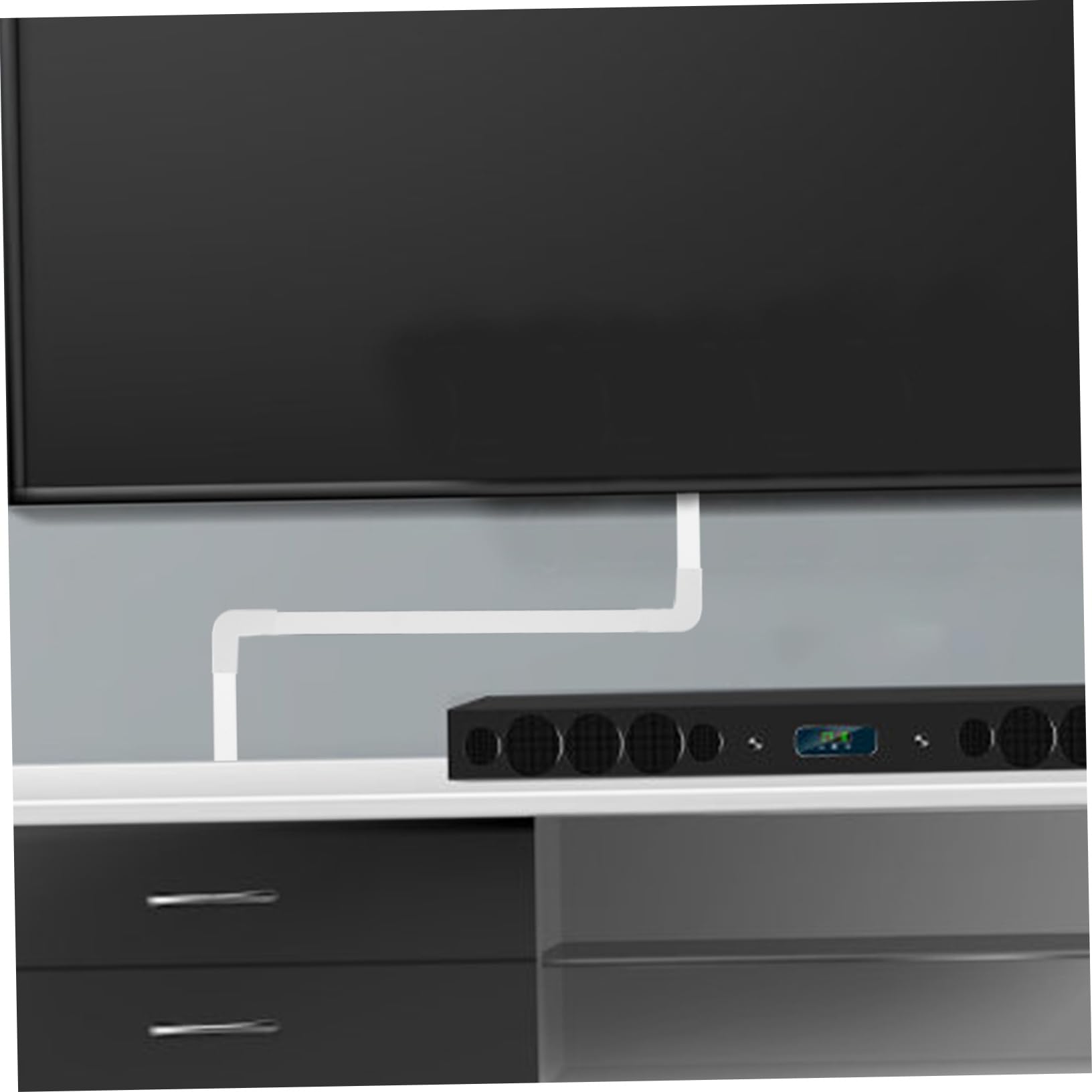 WOONEKY Canalina Per Pvc Flessibile Set Facile Installazione Per Tv e Elettrici Accessori Per e Casa Organizzazione e