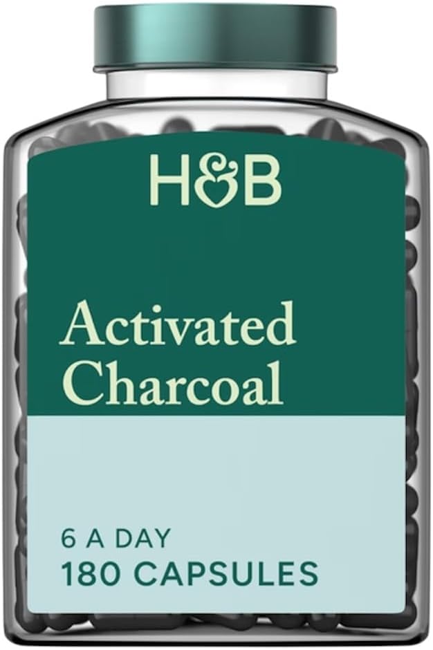 Holland and Barrett Activated Charcoal 120 Capsules