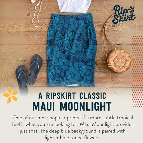 RipSkirt Hawaii Length 3 - Wrap Skirt for Women - Quick Dry Swim Cover-Up for Beach, Travel with Pocket4