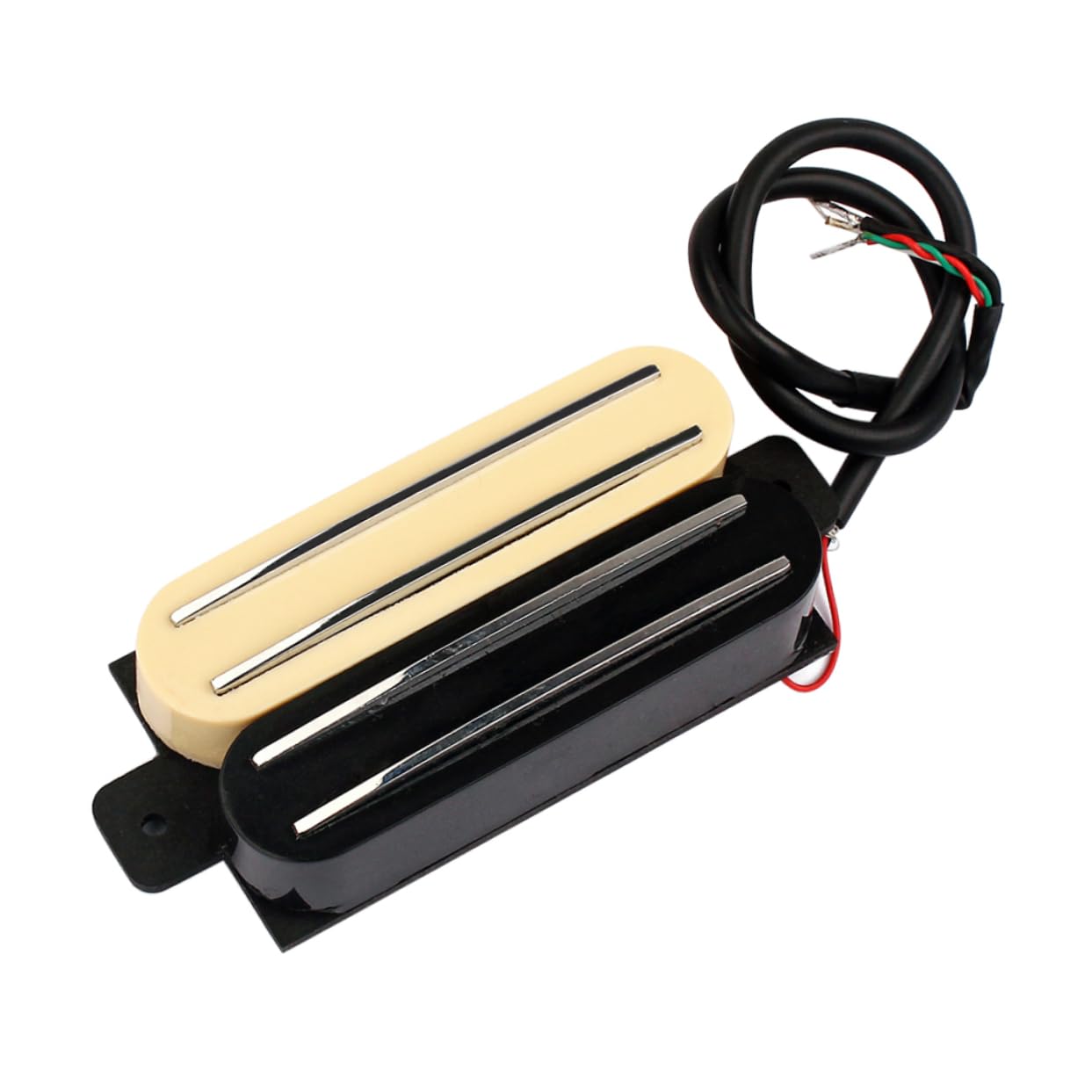 ibasenice 3pezzi Pickup Humbucker Doppio Coil Per Chitarra Elettrica Facile Installazione e Prestazioni Elevate Giallo e Nero
