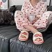 Gaolinci Cute Strawberry Slippers, Home Linen Slippers for Women