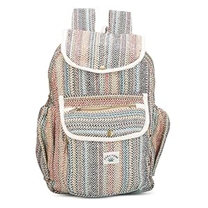 LONGING TO BUY Himalyan Hemp Laptop Bag Backpack/Traveller Bag, Hemp Laptop Bag