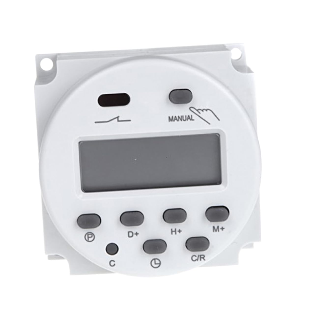 Gadpiparty Timer per Conto alla Rovescia Meccanico da 3 Pezzi 12v Dc Timer Programmabile 16a @ 250vac Display Lcd di Facile Lettura