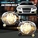 CHEDA Pair of Front Fog Lights Lamps kits Compatible with Audi A4 A6 S4 Q5 B8 2009-2015