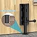 MeBantoo Slide Bolt Gate Latch Hardware, Barrel Bolt Latch, 6.3 Inch Heavy Duty Solid 304 Stainless Steel Black Finish Lock for Wooden Fence/Shed/Yard/Barn Door/Interior and Outdoor (Black)