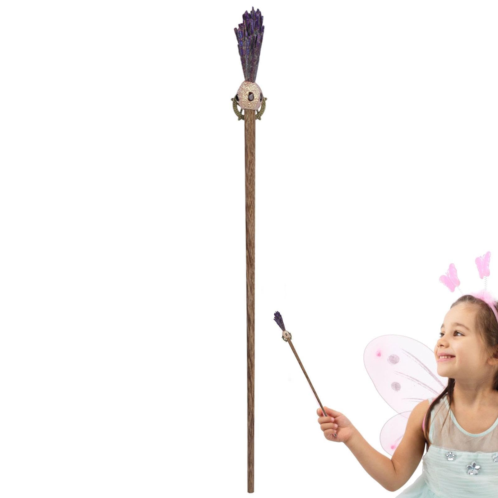 Magic Mitt Bacchetta Magica In Legno Con Pietre Per Cosplay