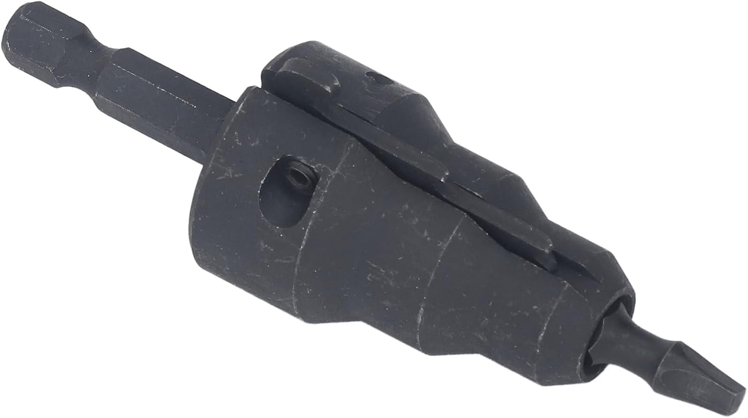 Conduit Reamer Tool Kit, 1/4 Inch Shank, Carbon Steel, with 5 Replacement Blades for Efficient Hole Expansion and Burr Removal in Electrical Conduits