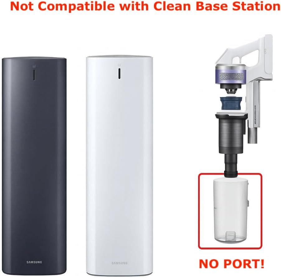Replacement Dust Bin Canister Compatible with Samsung Jet 60, Jet 70, Jet 75+, Jet 90 Cordless Stick Vacuum – Durable Dust Cup Container – Does Not Fit Clean Base or Self-Emptying Models