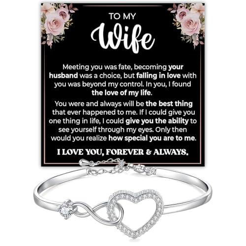 To My Wife �u���X���b�g�A�v����̍ȃC���t�B�j�e�B�n�[�g�u���X���b�g�A�v����̍Ȃ̃W���G���[�M�t�g�A���b�Z�[�W�J�[�h�ƃ{�b�N�X�̈Ӗ��A�E�F�f�B���O�M�t�g�A�o�����^�C���A�a�����A�L�O���A�N���X�}�X�M�t�g, Heart Bracelet, �L���[�r�b