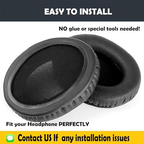 Repuestos Almohadillas RP-F295 para Auriculares Technics RP-F295 RP-F290 RP-F200 con Cuero Proteico y Espuma de Memoria miniatura 4
