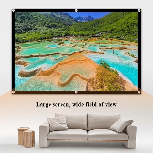 Pantalla de proyección HD plegable 200 pulgadas 16:9 miniatura 2