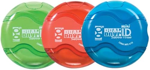 Miniatura 4 de Raymond Geddes - Sacapuntas y borrador de doble identificación (paquete de 24)