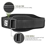 Seektop Weight Lifting Belt Quick Locking Gym Weightlifting Lifting Belt for Bodybuilding Powerlifting Men and Women- 4 Inch WideBack Support Nylon Belt, for Cross Training, Squats, Workout, Lunges - Image 4