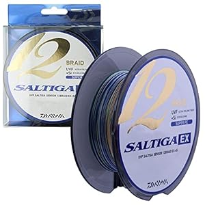 Daiwa Saltiga 12 Braid ExSi, 600 meter, multicolor, 12-voudig gevlochten vislijn, siliconen gecoat