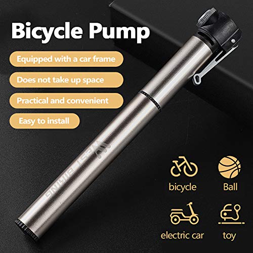 Bomba de bicicleta, Romacci Bomba de bomba de bicicleta 120 PSI Mangueira de montanha para ciclismo