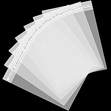 5x7 Inch 240Pcs Self Sealing Clear Cellophane Bags, Adhesive Cookie Treat Bag for DIY, Small Products, Food, and Gift Packaging