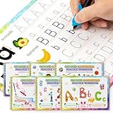 QianShouYan Magic Grooved Writing Practice Books, Grooved Handwriting Practice for Kids 3+,...