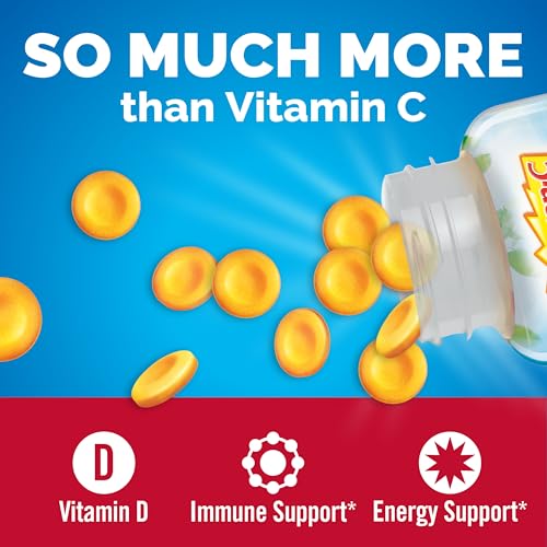 Emergen-C Immune+ Chewables 1000mg Vitamin C with Vitamin D Tablet, Immune Support Dietary Supplement for Immunity, Orange Blast Flavor - 42 Count - Image 4