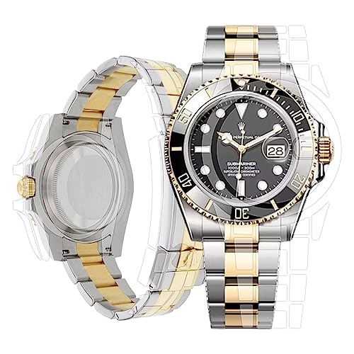 skoko [2 Pack Full Body Protective Film Compatible with Rolex Submariner 41mm (1.61inch) Ref. 126610 126613 126618 126619, Transparent Clear Skin, Full Coverage Screen & Body Protector, Anti Scartch