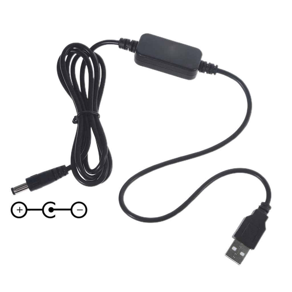 Korgaley A Usb 5V To 9V 5.5X2.1mm Usb To 9V Power Supply Cable For Guitar Effects Pedals