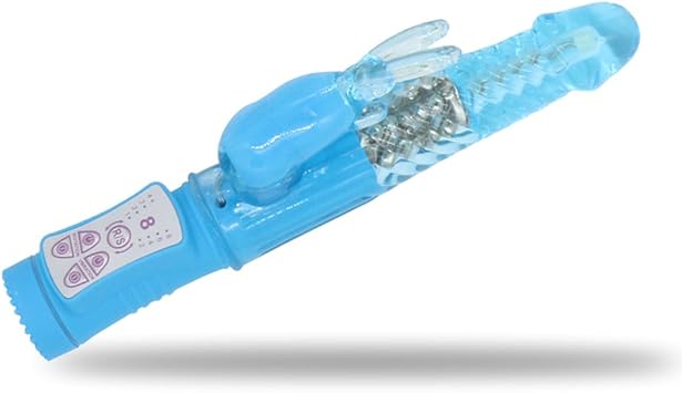 Hieha AV Vibrador Azul ABS+Silicona Médica Impermeable ...