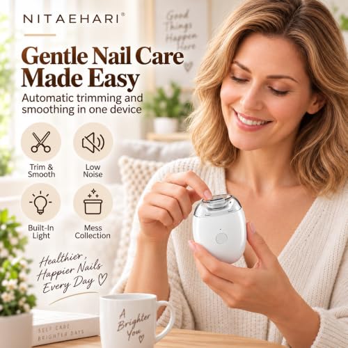 Image of Electric Nail Clipper and Grinder with USB-C Rechargeable Battery