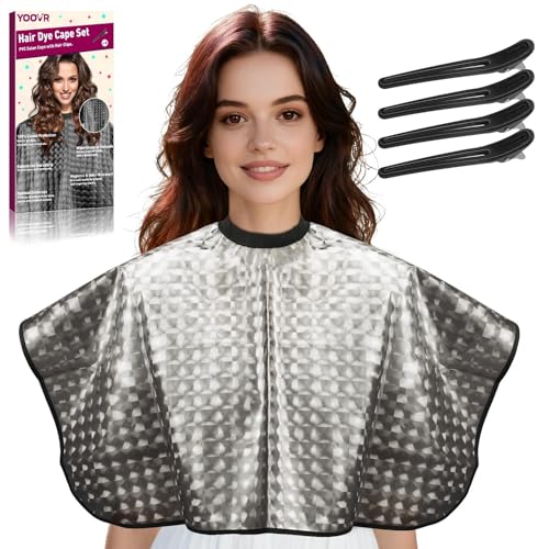 YOOVR 5-IN-1 Hair Dye Kit with Hair Dye Cape and Metal Hair Clips