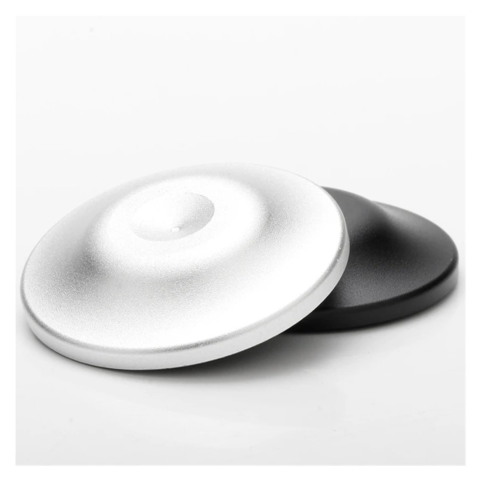Inox SpeakerSpike Cuscinetti for punte for piedini for altoparlanti for amplificatore da 4 pezzi | Altoparlanti di ricambio Amplificatore Registratore Piedini Pad Nero