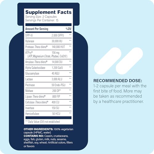 Enzyme Science Intolerance Complex, 30 Capsules Comprehensive Support for Common Digestive Sensitivities Gluten, Casein, Phenol Sensitivities, and Complex Carbohydrates Intolerance Relief - Image 3