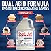 [1 Galllon] Instant Boat Hull Cleaner - Made in USA - Powerful Dual Acid Formula Easily Removes Scum Lines, Rust Stains, Hard Waterlines, & More from Fiberglass, Gelcoat & Painted Boat Surfaces