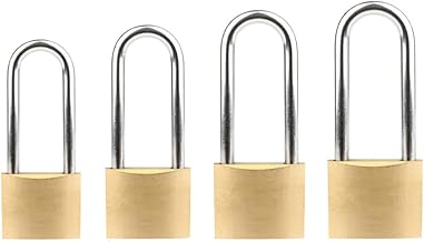 Cadeado de latão ao ar livre Cadeado de mala Cadeado curto/longo à prova de intempéries Cadeados de metal Cadeados de portão Cadeado Marinho Tamanho 29mm-58mm