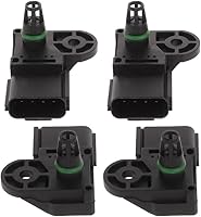 Vista 9 de SCITOO Sensor de presión absoluta del colector AS199, 4 piezas, apto para 2006-2012 para Ford Escape 2003-2008 para Ford Focus