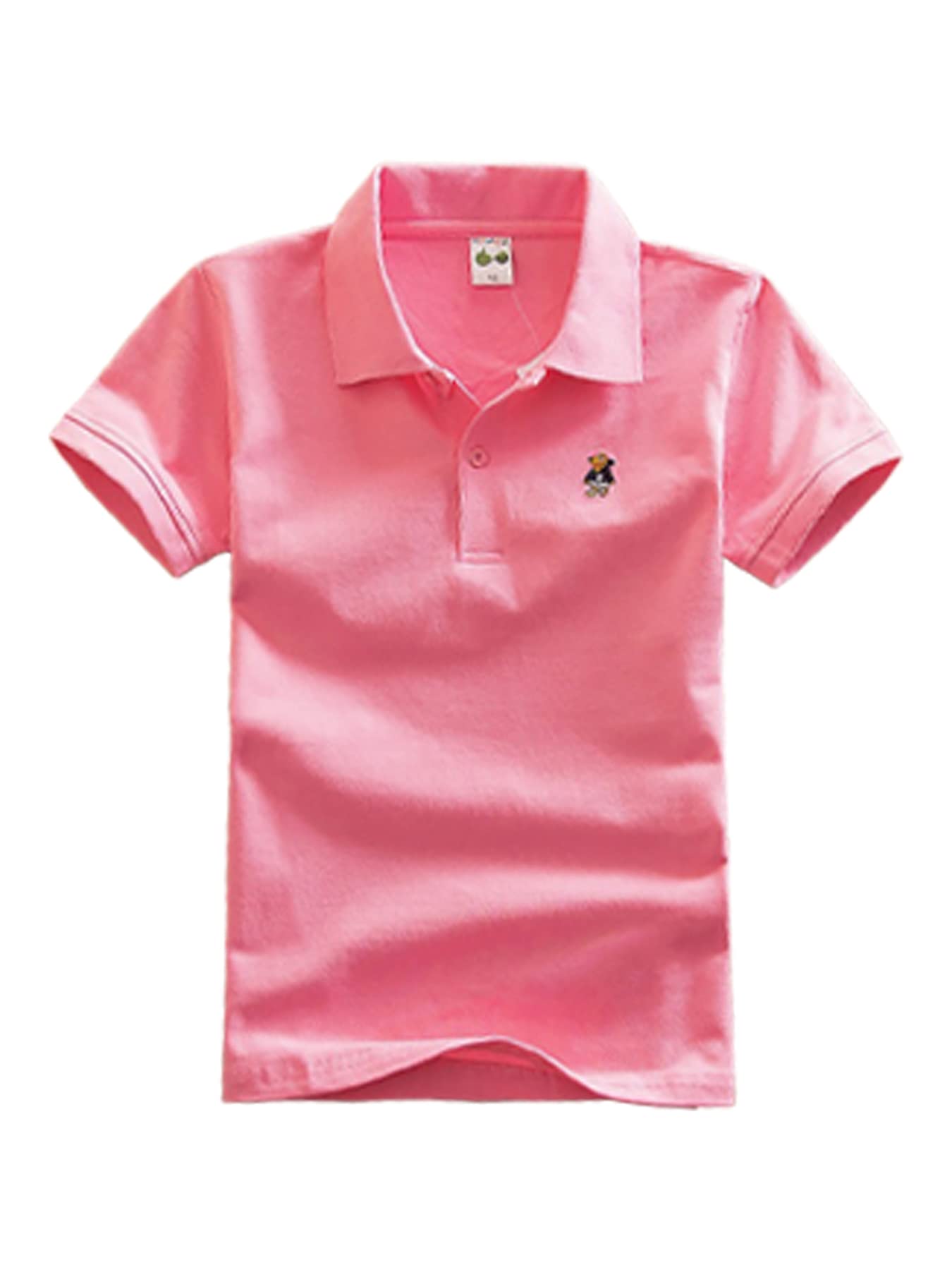 DEBAIJIA Polo Niño Manga Corta Niños Camisetas Top 1-12T Algodón Polo Deportiva Verano Transpirable Moda Casual
