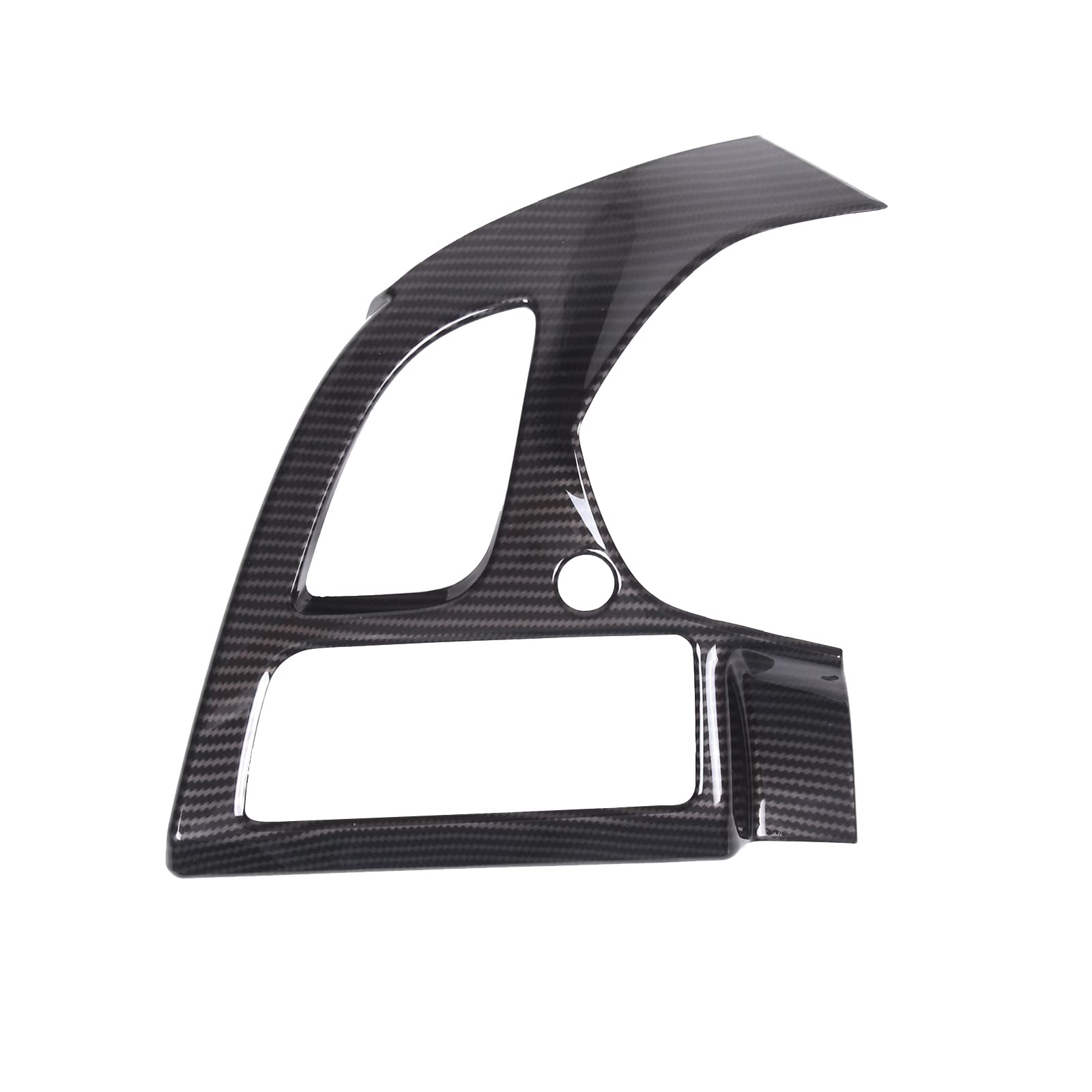 Center Console Side Air Vent Cover Frame for Chevrolet Corvette C7 2014 2015 2016 2017 2018 2019 Accessories, Dashboard Main Driver Side Air Vent Outlet Panel Trim Anti-Scratch, ABS (Carbon Fiber)