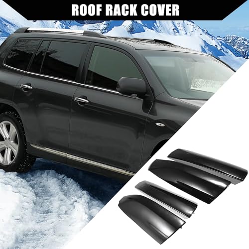 Riel techo Toyota Highlander 08-13 tapa extremo color gris blanco 2