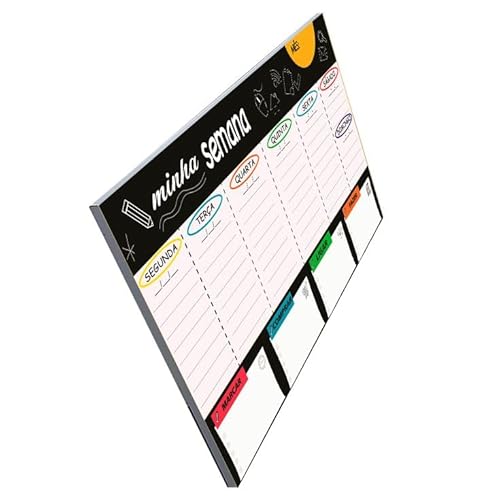 Planner Semanal/Quadro Planejamento Semanal - Planner Parede 40x60 Metal