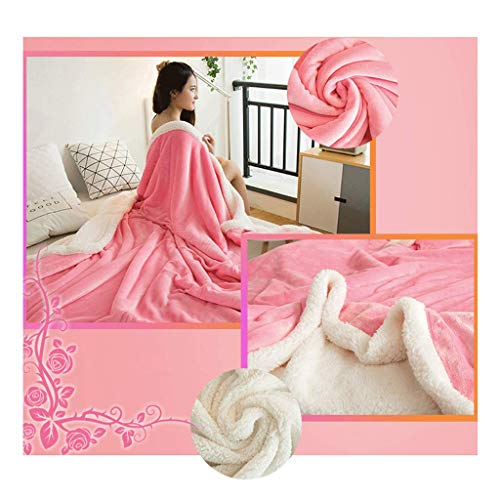 Couverture flanelle rayures et sherpa ultra douce réversible
