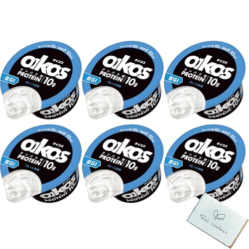 オイコス ヨーグルト 113g プレーン加糖 x 6個 6種類から 選べる (無糖 プレーン加糖 ストロベリー ブルーベリー レモン&レモンピール マダカスカルバニラ) ギリシャヨーグルト oikos プロテイン ダノン クール便 限定ポケットティッシュつ