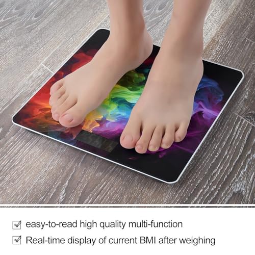 Báscula digital Rainbow Smoke para peso corporal miniatura 5