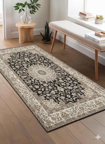 Tapis Salon - sans Poils Peluche - Antidérapant Dos à Picots (Dots) - Chambre, Salon, Salle à...