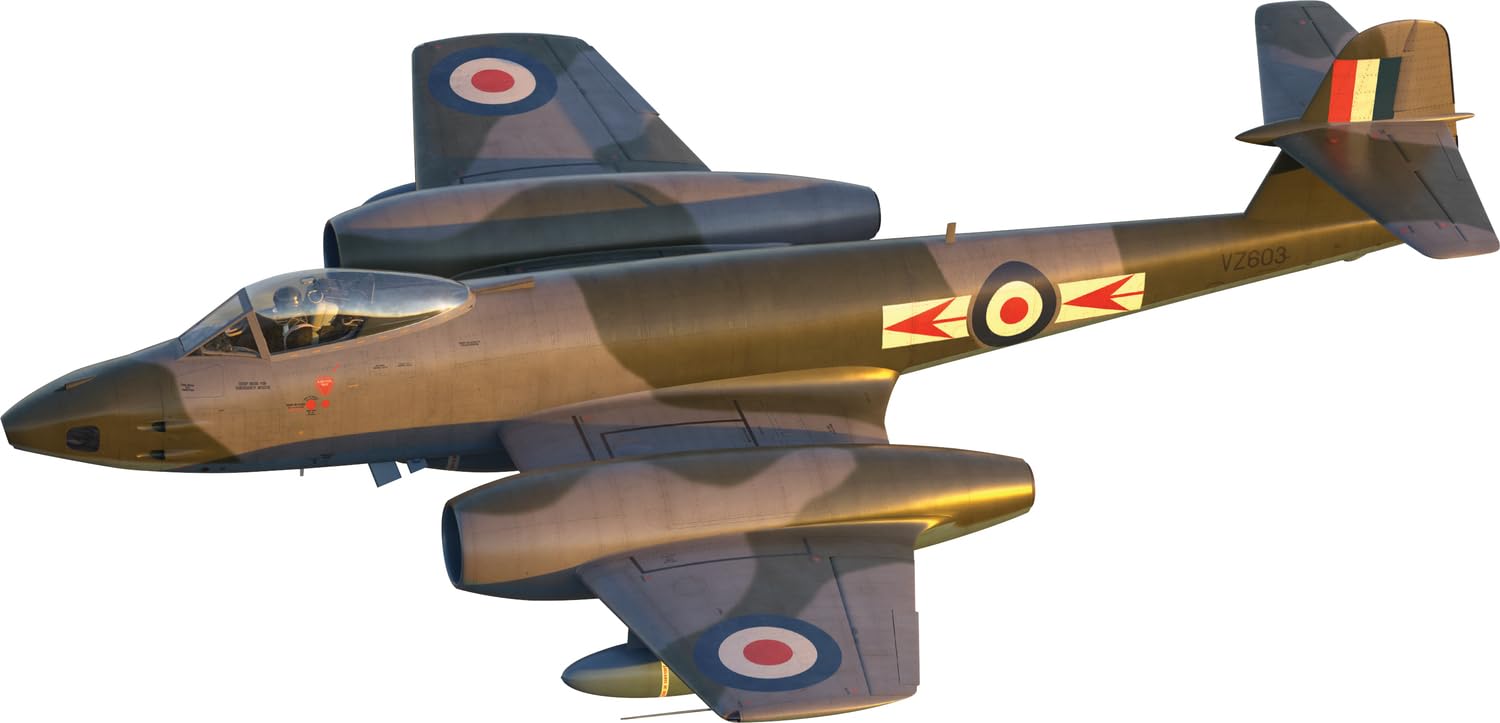 Airfix A04067 Gloster Meteor F,8, FR,9 Plastic Model Kits, Un-painted, Multicoloured, Small